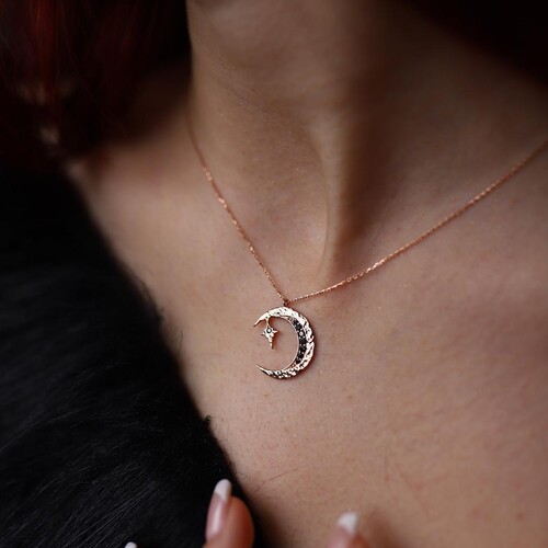 By Golden House - Dövü Ay Yıldız Kolye By Golden House - Dövü Ay Yıldız Kolye