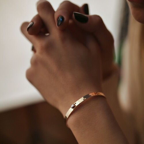 By Golden House - Dövü Baget Taşlı Kemer Bilezik By Golden House - Dövü Baget Taşlı Kemer Bilezik