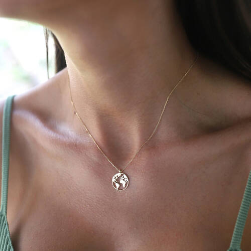 By Golden House - Dünya Kolye (1)