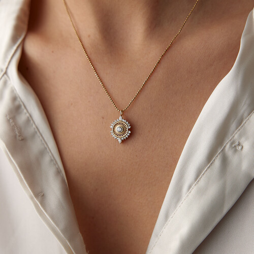 By Golden House - Düşes Pırlanta Kolye