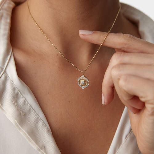 By Golden House - Düşes Pırlanta Kolye (1)