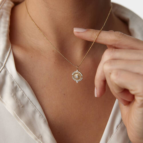 By Golden House - Düşes Pırlanta Kolye (1)