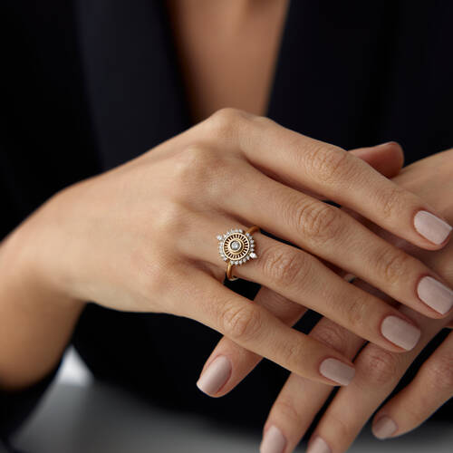 By Golden House - Düşes Pırlanta Yüzük (1)