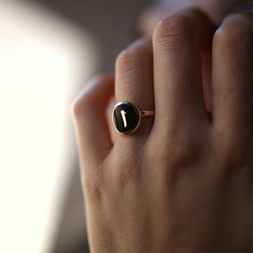 By Golden House - Elif Şövalye Yüzük (1)