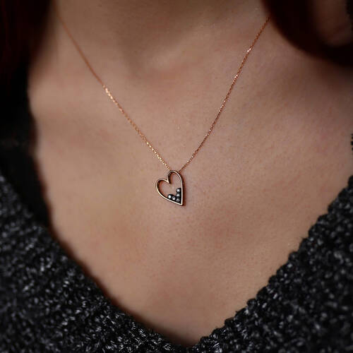 By Golden House - Elmas Kalp Kolye