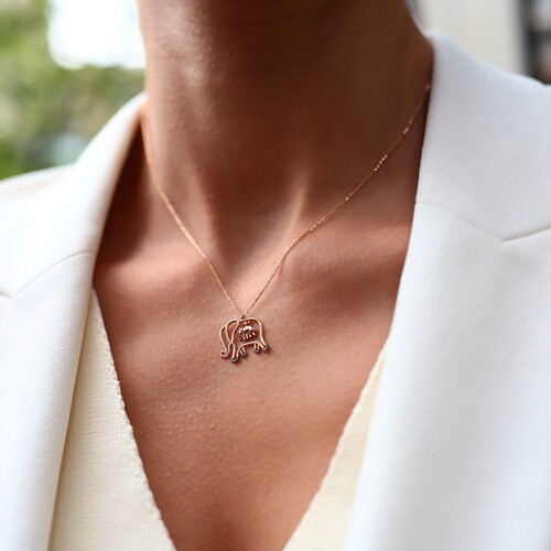 By Golden House - Fil ve Yavrusu Kolye (1) By Golden House - Fil ve Yavrusu Kolye (1)