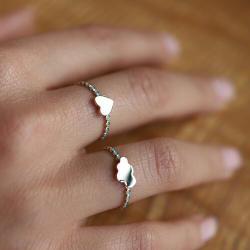 By Golden House - Firuze Bulut Yüzük