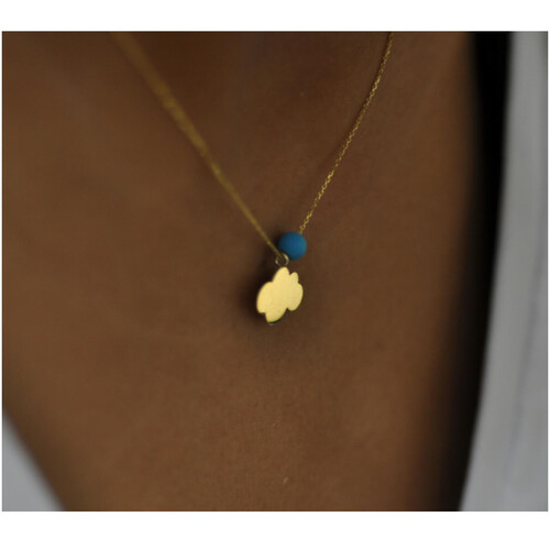 By Golden House - Firuzeli Bulut Kolye By Golden House - Firuzeli Bulut Kolye