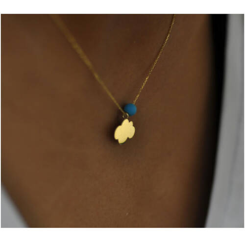 By Golden House - Firuzeli Bulut Kolye