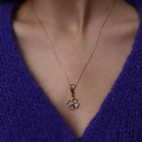 By Golden House - Firuzeli Yonca Kolye (1) By Golden House - Firuzeli Yonca Kolye (1)