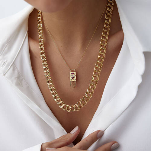 By Golden House - Garibaldi ve Vintage Püskül Kolye Kombin (1) By Golden House - Garibaldi ve Vintage Püskül Kolye Kombin (1)