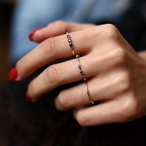 By Golden House - Gökkuşağı Kombin