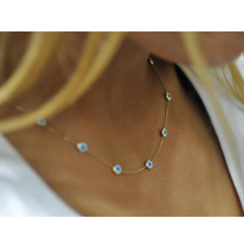 By Golden House - Göz Göz Kolye