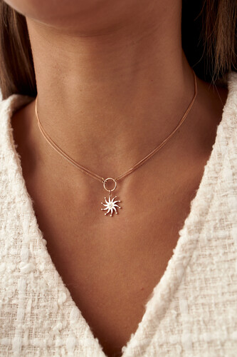 By Golden House - Güneş Choker Kolye By Golden House - Güneş Choker Kolye