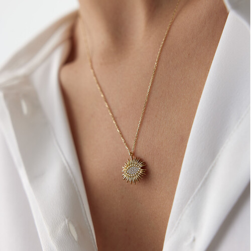 By Golden House - Güneşin Gözü Kolye By Golden House - Güneşin Gözü Kolye