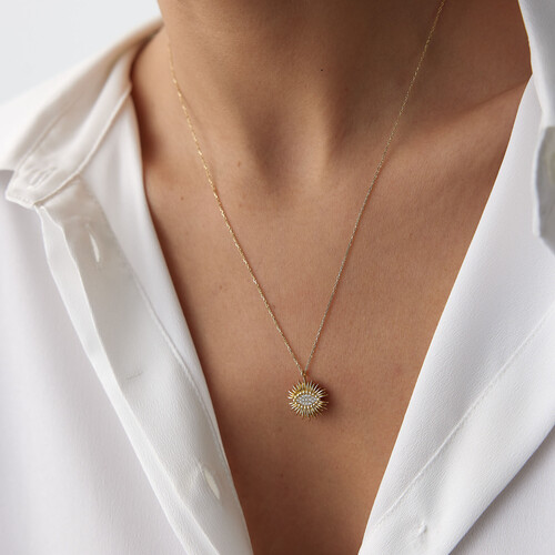 By Golden House - Güneşin Gözü Kolye (1) By Golden House - Güneşin Gözü Kolye (1)