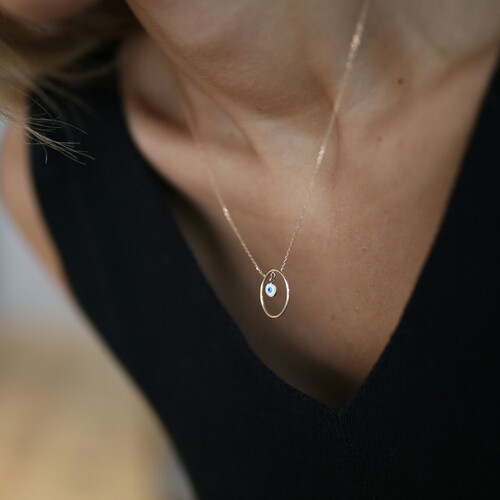 By Golden House - Halka Mine Göz Kolye By Golden House - Halka Mine Göz Kolye