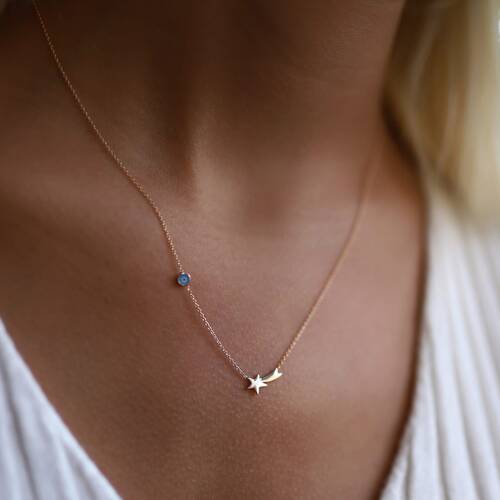 By Golden House - Halley Mine Göz Kolye