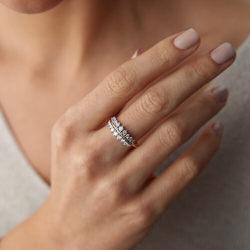 By Golden House - Harmony Pırlanta Yüzük By Golden House - Harmony Pırlanta Yüzük