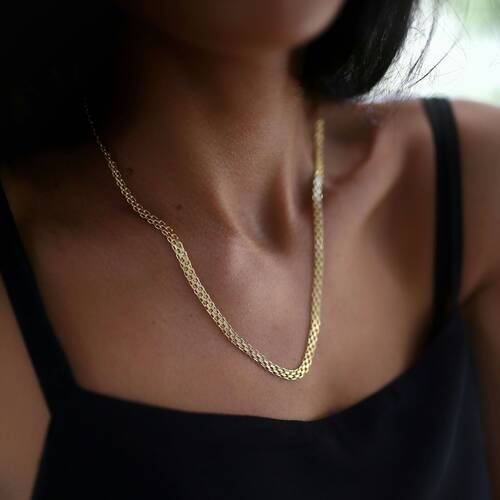 By Golden House - Hasır Kolye