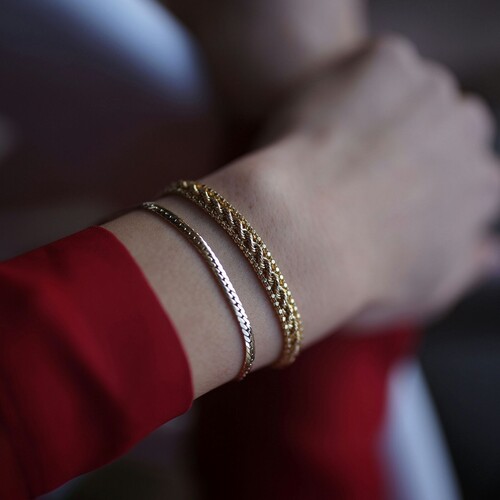 By Golden House - Hasır Örgü Bileklik (1)