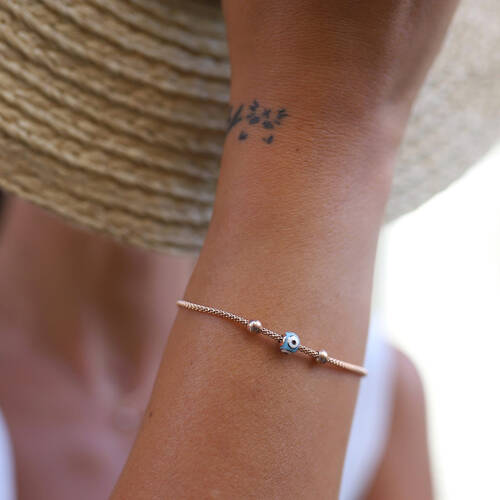 By Golden House - Hasır Mine Göz Bileklik