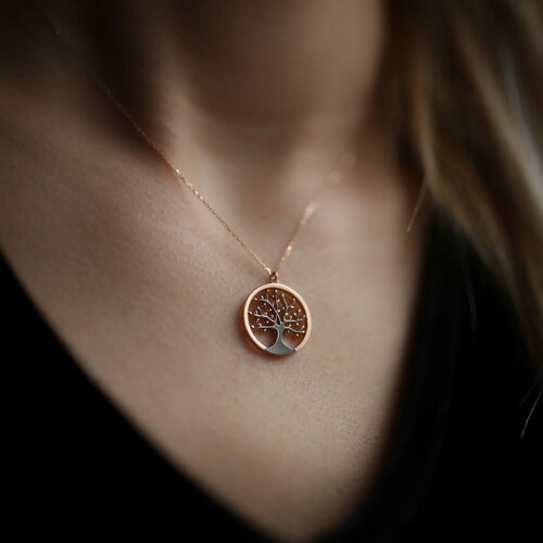 By Golden House - Hayat Ağacı Kolye By Golden House - Hayat Ağacı Kolye