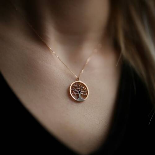 By Golden House - Hayat Ağacı Kolye