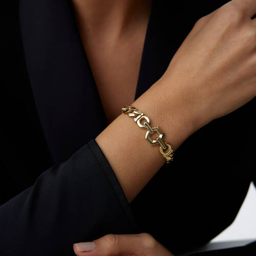 By Golden House - Hex Künye Bileklik