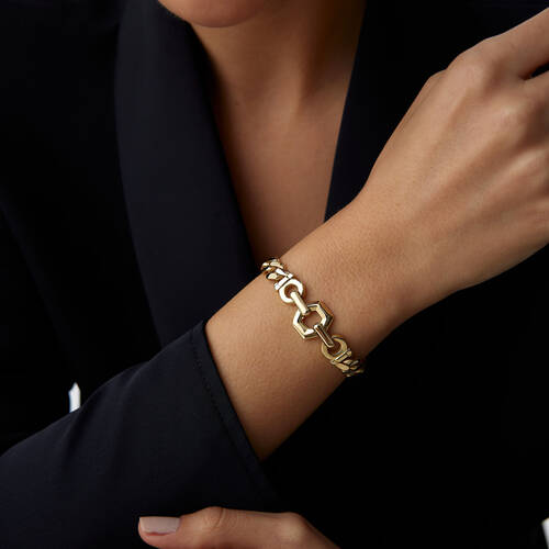 By Golden House - Hex Künye Bileklik (1)