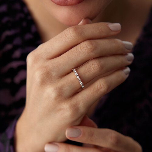 By Golden House - İlya Yarım Tur Pırlanta Yüzük (1) By Golden House - İlya Yarım Tur Pırlanta Yüzük (1)