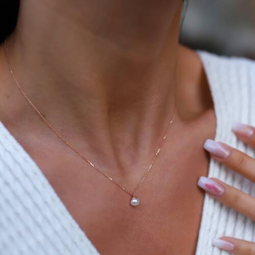 By Golden House - İnci Kolye (1)