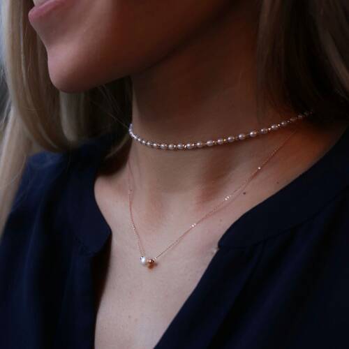 By Golden House - İnci Tasma Kolye (1)