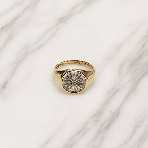 By Golden House - İnvictus Yüzük