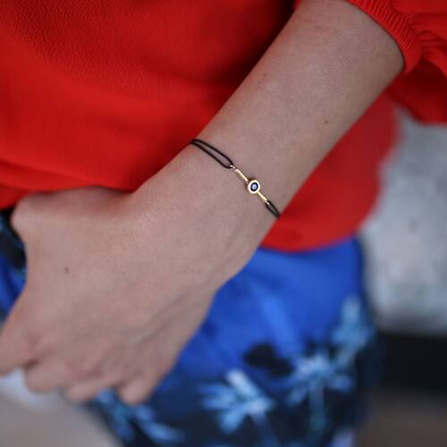 By Golden House - İpli Göz Tasarım Bileklik By Golden House - İpli Göz Tasarım Bileklik