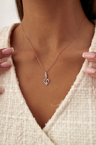 By Golden House - Javalin Pırlanta Kolye