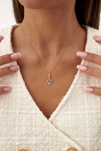 By Golden House - Javalin Pırlanta Kolye (1)