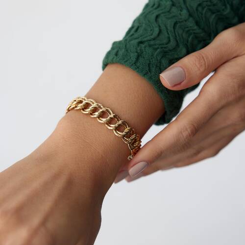 By Golden House - Kalın Garibaldi Bileklik (1)