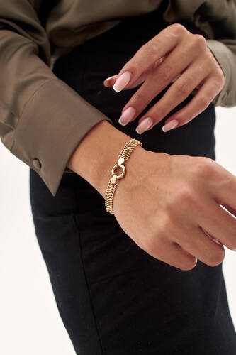 By Golden House - Kalın Viyana Bileklik (1)