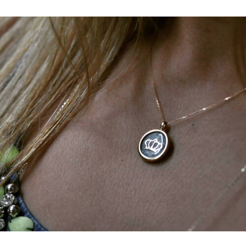 By Golden House - Kalp Çerçeve Kolye (1)