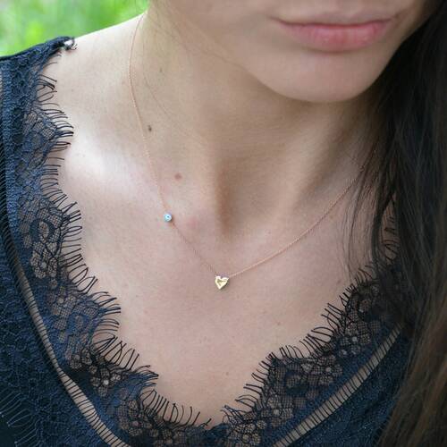 By Golden House - Kalp Mine Göz Kolye (1)