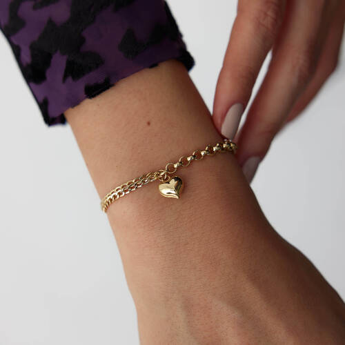 By Golden House - Kalpli Doç Künye Bileklik (1)