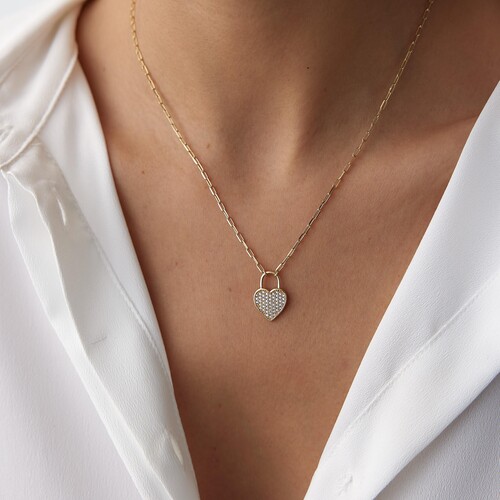 By Golden House - Kalpli Slim Ataç Kolye (1) By Golden House - Kalpli Slim Ataç Kolye (1)