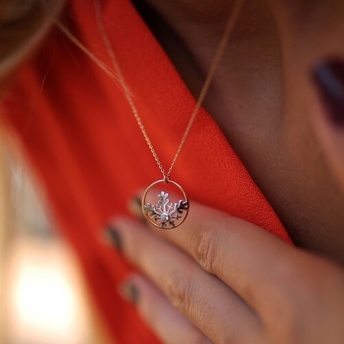 By Golden House - Kar Tanesi Kolye By Golden House - Kar Tanesi Kolye