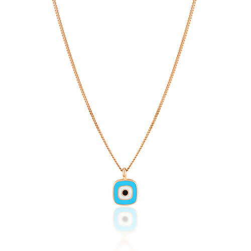 By Golden House - Kare Mine Göz Kolye