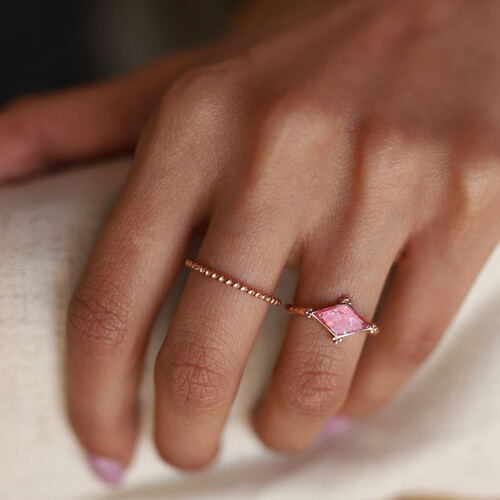 By Golden House - Karo Mineli Yüzük Kombin By Golden House - Karo Mineli Yüzük Kombin