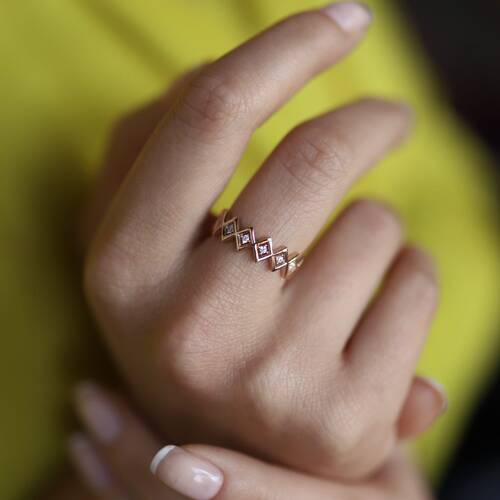 By Golden House - Karo Tamtur Yüzük