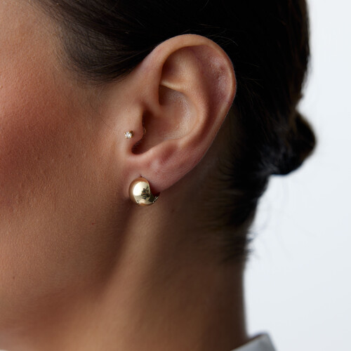 By Golden House - Kask Halka Küpe By Golden House - Kask Halka Küpe