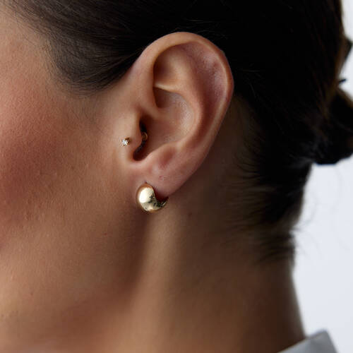 By Golden House - Kask Halka Küpe (1)