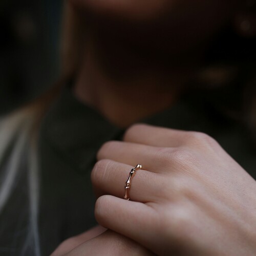 By Golden House - Kemik Yüzük